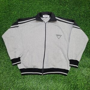 Vintage Wilson Cropped Track Jacket XL 24x26 Colorblock Y2K